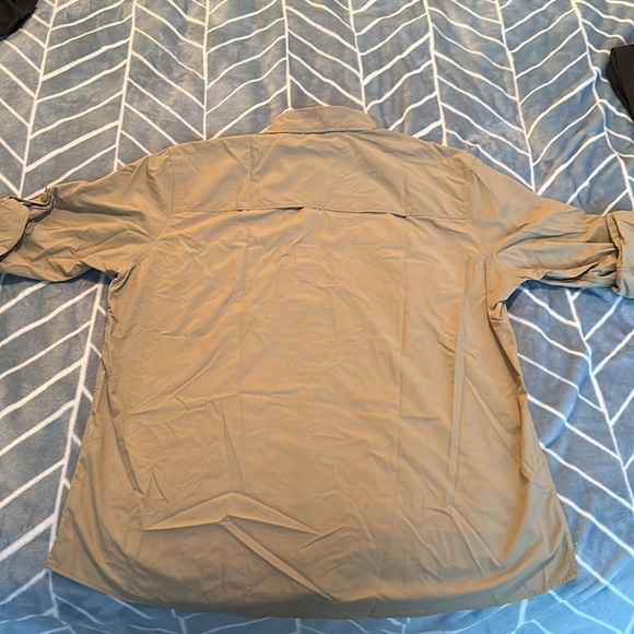 Eddie Bauer Men's XL Tall Exploration Shirt - Khaki - Picture 5 of 5